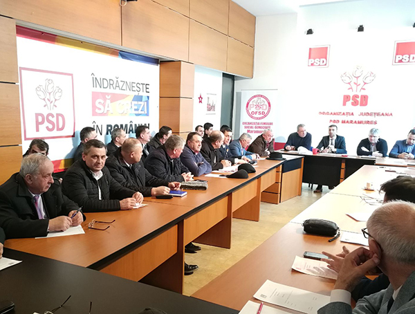 Rezoluție în PSD Maramureș pentru susținerea lui Dragnea