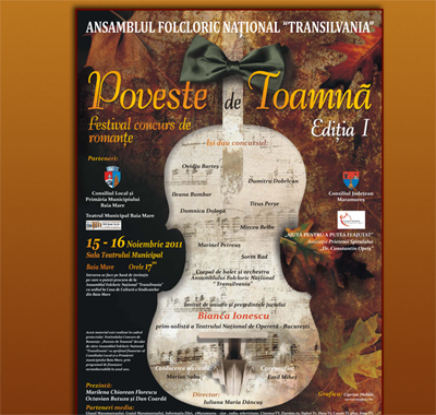 Poveste de toamna – festival de romante organizat in Baia Mare