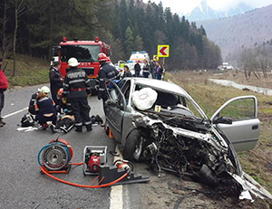 Şofer din Târgu Lăpuş vinovat pentru accidentul din Bistriţa