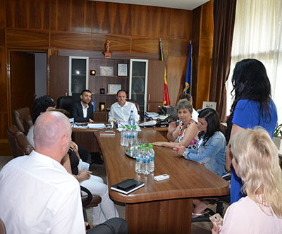 Conducerea județului a primit o delegaţie din Ucraina