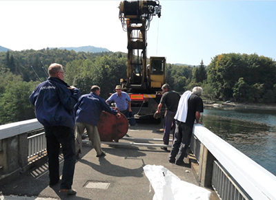 Intervenție de punere în siguranță la barajul Strâmtori-Firiza