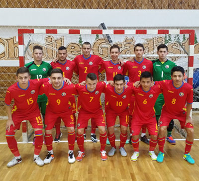 Meci amical de fotbal in sala intre naționalele Under 21 ale României și Ungariei