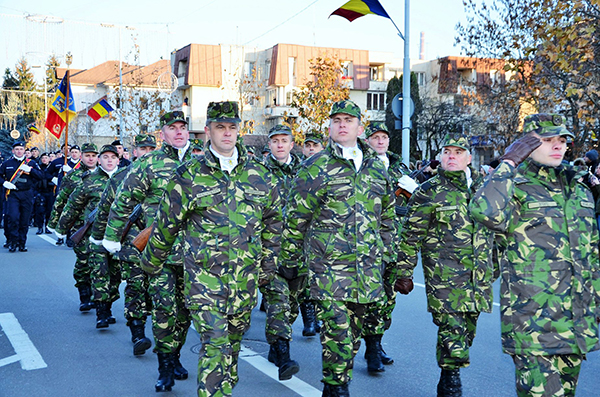 Paradă militară de Ziua Națională, în Baia Mare